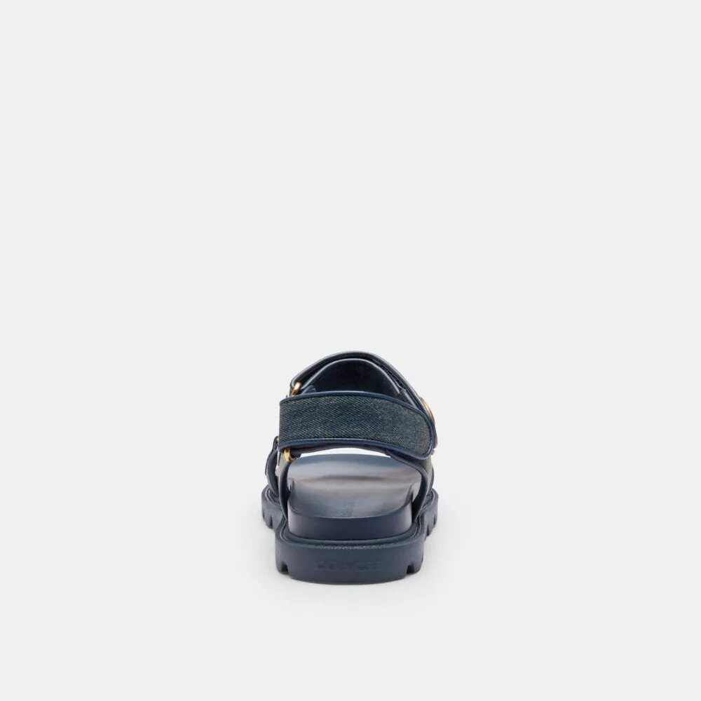 Sandalias Brynn en denim desgastado