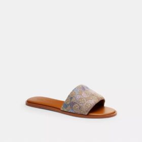Sandalias Holly en jacquard exclusivo con cristales