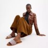 Sandalias Holly en jacquard exclusivo con cristales