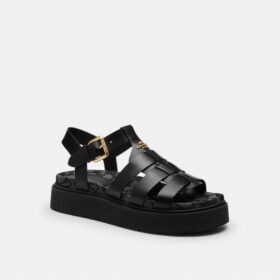 Sandalias Lucy de suela y jacquard exclusivo