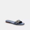 Sandalias Margot en denim con cristales