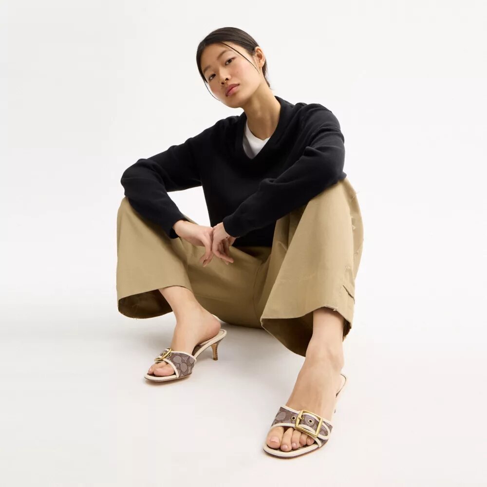 Sandalias Margot en jacquard exclusivo