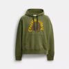 Sudadera con capucha teñida en espiral