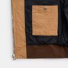 Sudadera con capucha y cremallera de lona