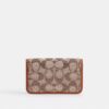 Tarjetero delgado Essential en jacquard Crystal Signature