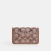 Tarjetero delgado Essential en jacquard Crystal Signature
