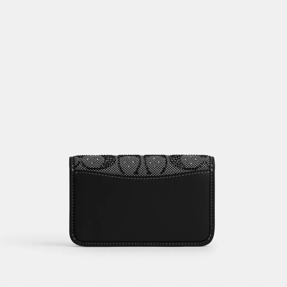 Tarjetero delgado Essential en jacquard Crystal Signature