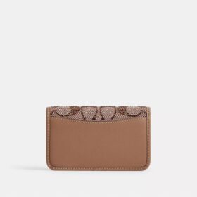 Tarjetero delgado Essential en jacquard Crystal Signature