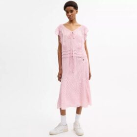 Vestido largo estampado
