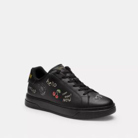 Zapatillas altas con estampado de bocetos