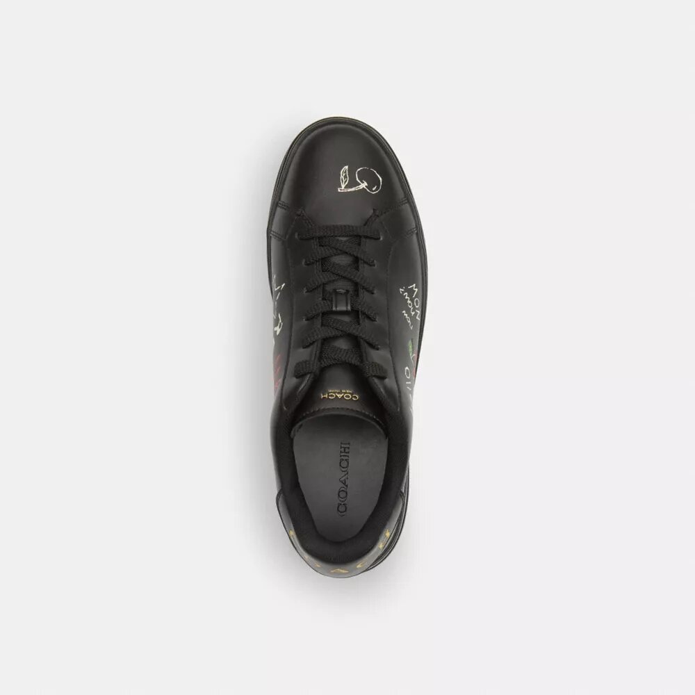 Zapatillas altas con estampado de bocetos