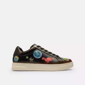 Zapatillas altas Rexy del 10.º aniversario con estampado de calcomanías