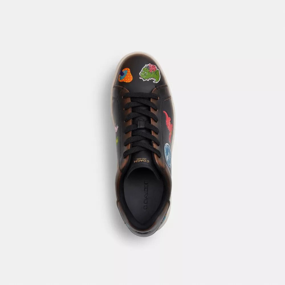 Zapatillas altas Rexy del 10.º aniversario con estampado de calcomanías