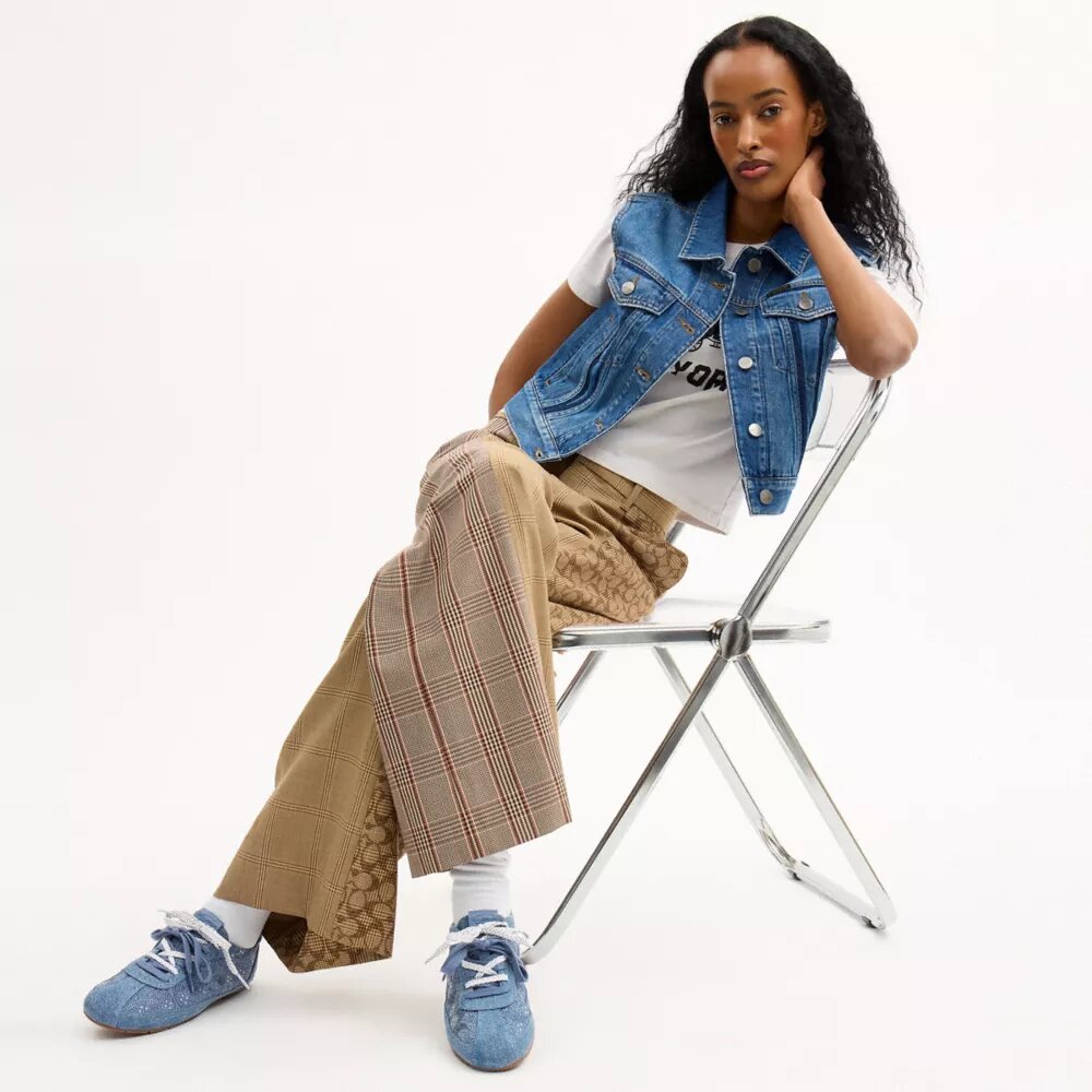 Zapatillas suaves en nuestro denim característico