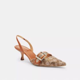 Zapatos destalonados Margot en jacquard con cristales exclusivo