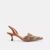 Zapatos destalonados Margot en jacquard con cristales exclusivo