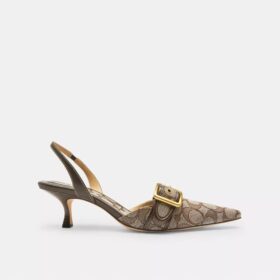 Zapatos destalonados Margot en jacquard exclusivo